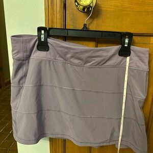 Lululemon Lavender Pace Rival Mid-Rise Skirt